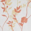 Chanasya 2pk Floral Textured Sheer Window Curtain Panels - Set of 2 - 4 of 4