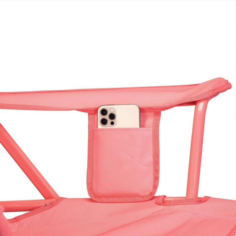 GCI Outdoor Comfort Pro Rocker Foldable Rocking Camp Chair - Blush, 6 of 13