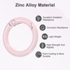 Unique Bargains Metal Spring O Rings Zinc Alloy Durable Multipurpose Lightweight Buckle 5/8 Inch - 2 of 4