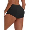 INSPIRE CHIC Leak Proof Briefs for Women's Cotton High Waist Elastic Waistband Full Coverage Tummy Control Period Underwear - 2 of 4