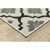 Oriental Weavers Torrey 5562E Light Grey/ Black Indoor/Outdoor Area Rug - 1'10" x 7'3" - 3 of 4