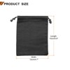 Unique Bargains Cotton Foldable Gym Travel Hiking Storage Drawstring Bag 12 Pcs - 2 of 4