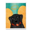 Trademark Fine Art -Stephen Huneck 'Angel Dog Black' Canvas Art - 2 of 3