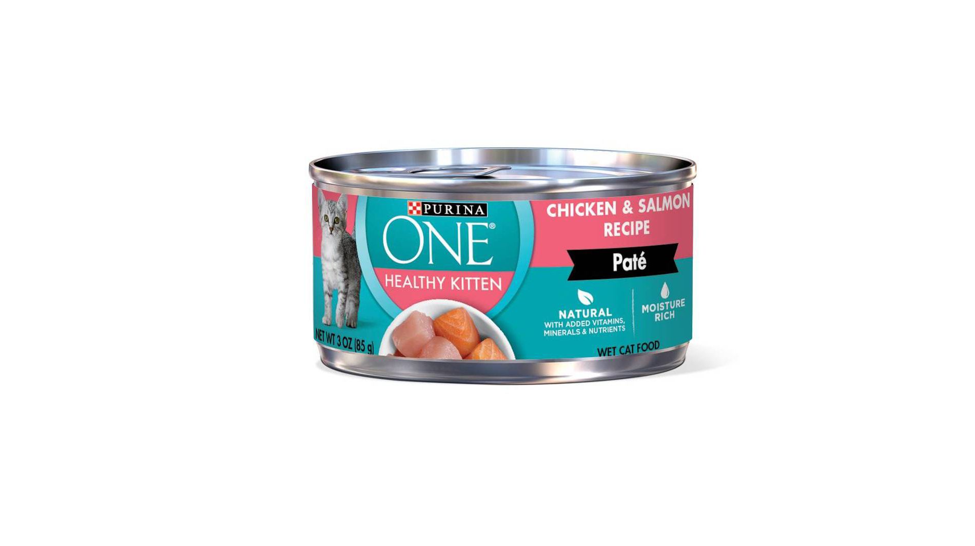 Purina ONE Healthy Kitten Chicken and Salmon Wet Cat Food - 3oz