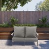Patio Sofa Outdoor Loveseat Sofa 2-Seater - 2 of 4