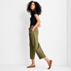 Women's Mid-Rise Barrel Leg Track Pants - Future Collective - 3 of 3