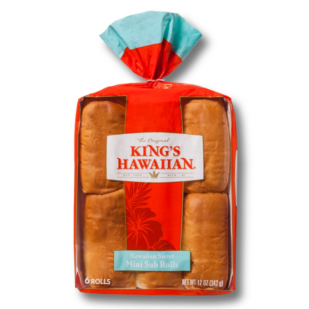 GTIN 073435003045 product image for King's Hawaiian Mini Sub Sweet Rolls - 12oz/6ct | upcitemdb.com