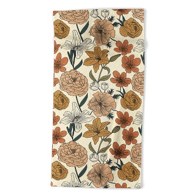 Emanuela Carratoni Spring Floral Mood Beach Towel - Deny Designs