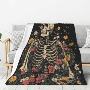 Lomsoe Christmas Pine Tree White Winter Couch Throw Blanket Flannel Soft Blanket for Living Room Bed Sofa Travel Office Camping. - 1 of 4