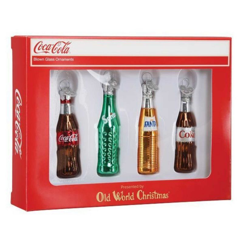 Old World Christmas 3.25 In Coca Cola Mini Beverage Set Sprite Coke Fanta Tree Ornaments, 2 of 4