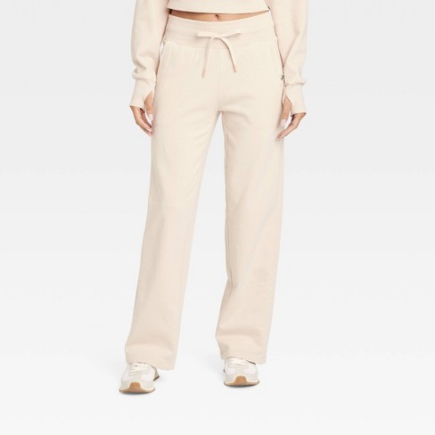 Women's French Terry Straight Leg Sweatpant - JoyLab™ - image 1 of 3