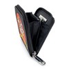 Looney Tunes Wallet, Square Zip Around, 10 Character Bullseye Logo, Black, Vegan Leather - 4 of 4