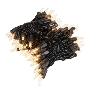 Novelty Lights RetroGlo® Clear LED Mini Lights 100 Light 22 Feet Long - 1 of 4