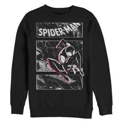 Men's Marvel: Spider-Man: Into the Spider-Verse Shadow Streets  Sweatshirt - Black - Small