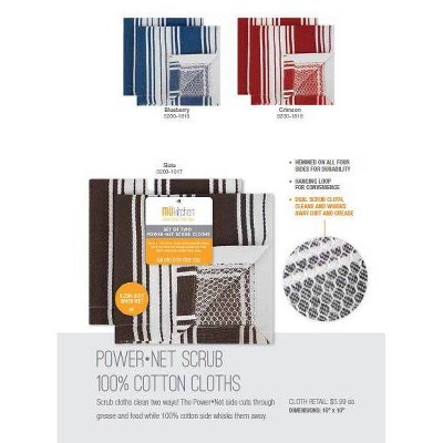 2pk Striped Dish Cloths Mu Kitchen Target