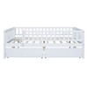 Luxystar Full Size Daybed Wood Bed with Two Drawers for Kids Room and Guest Room - 3 of 4