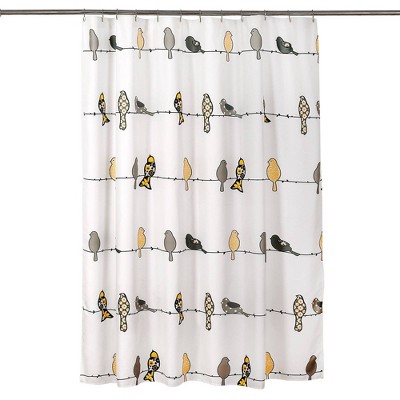 bee shower curtain