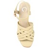 Journee Collection Womens Addisyn Tru Comfort Foam Woven Detail Clog Sandals - 4 of 4