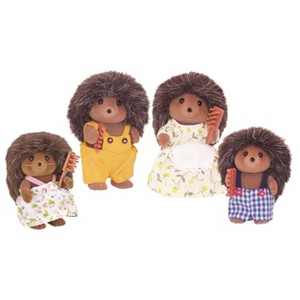 Calico Critters Pickleweeds Hedgehog Family, Set of 4 Collectible Doll Figures - 1 of 4