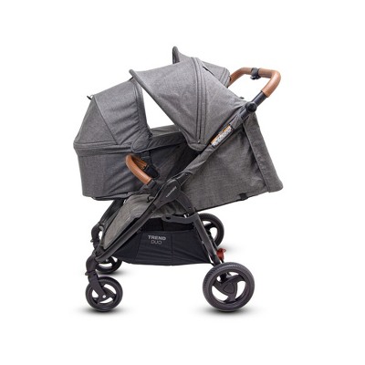 Charcoal Adjustable Hood Toddler Bassinet Insert