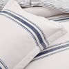 Farmhouse Stripe Reversible Cotton Comforter & Sham Set - Lush Décor - 4 of 4