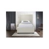 Meridian Furniture,Oxford Linen Textured Fabric Bed - 3 of 4