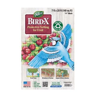 Dalen Products DALBN5 Gardeneer BirdX Protective Sturdy Mesh Fruit and Vegetable Garden Cover Bird And Pest Netting, 14 x 75 feet