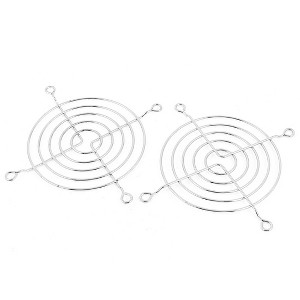 Unique Bargains 2 Pcs Metal Wire Finger Guard Protect Grill for 90mm Computer PC Cooling Fan - 1 of 4