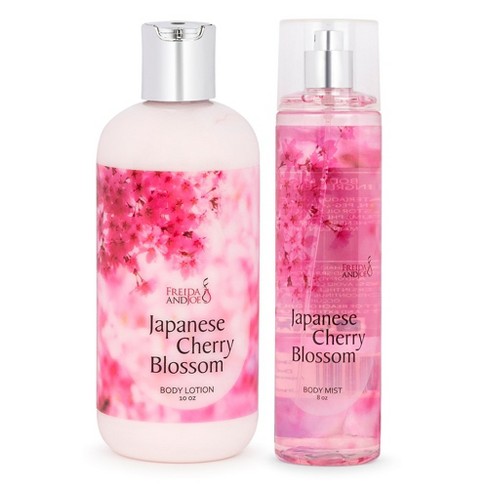 Freida & Joe Japanese Cherry Blossom Fragrance Lotion & Body Mist Set :