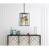 Cal Lighting 60W X 3 Cremona Glass Pendant Fixture (Edison Bulbs Not included) - 2 of 2