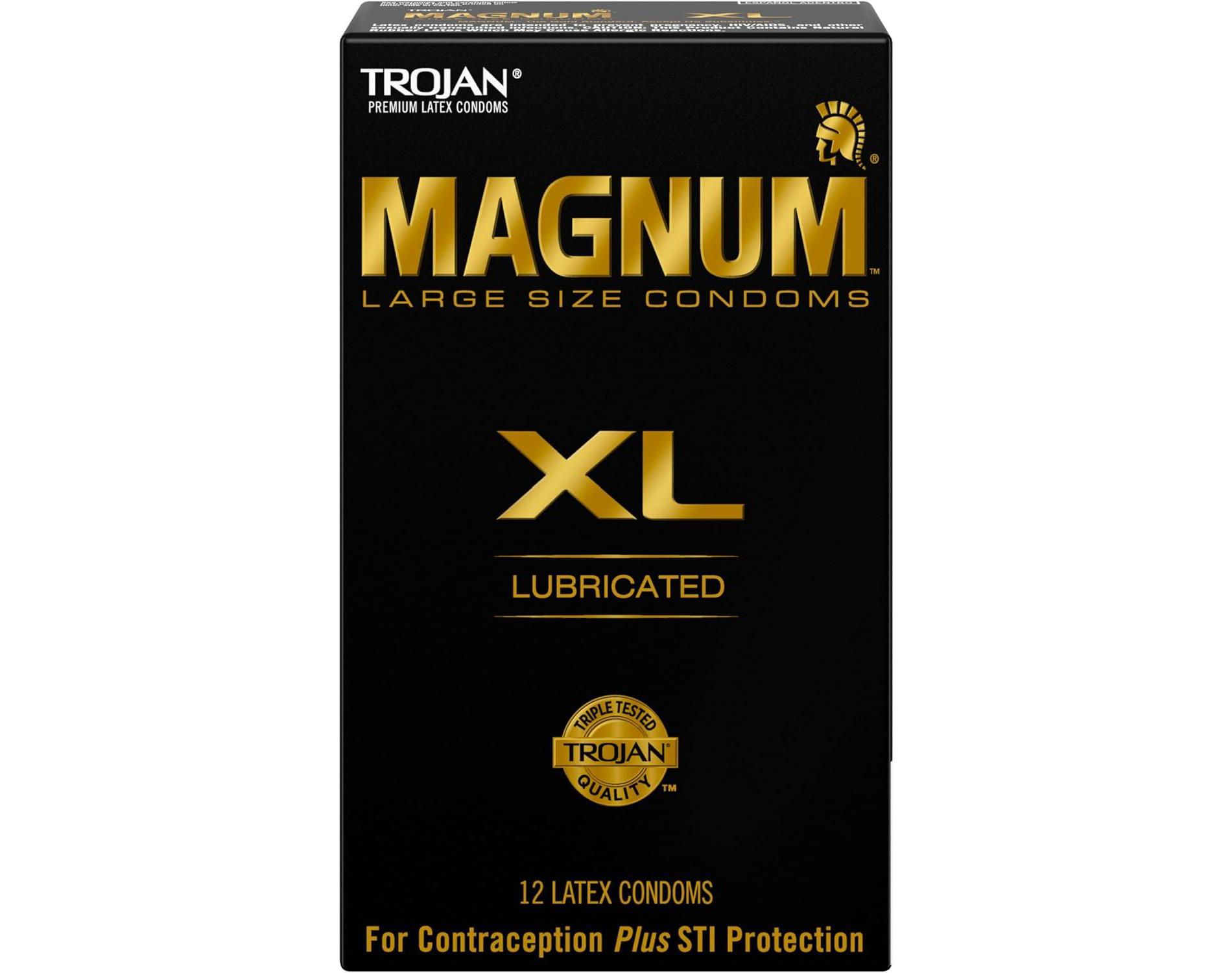 Trojan Magnum XL Lubricated Condoms 12Ct