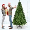 6ft Pre-Lit Artificial Christmas Tree with 250 Warm Lights, 1060 Tips, Hinged Full Pine Tree with Metal Stand - 4 of 4