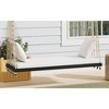 CAVINAS Wooden Outdoor Swing Chairs with Cushion and Pillows,Hanging Porch Swing for Garden,Backyard,Lawn - 2 of 4