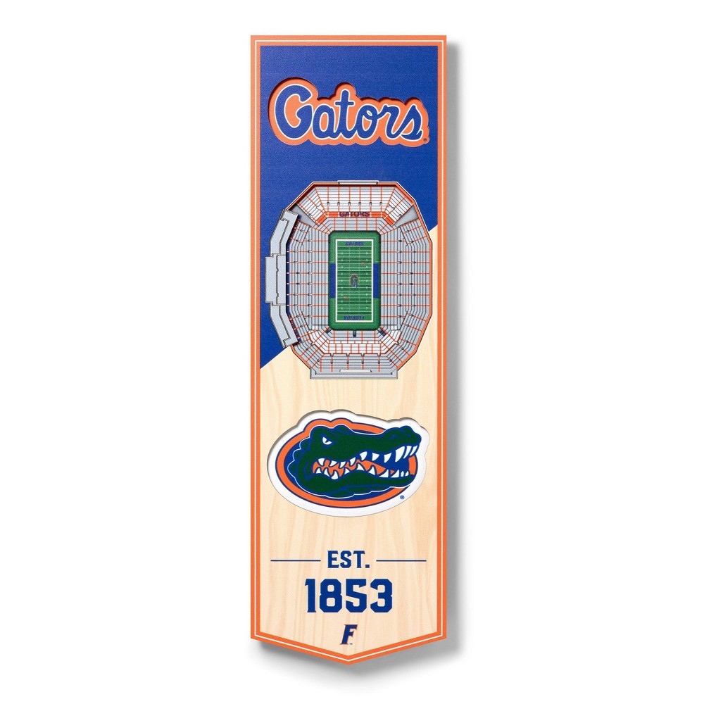 Photos - Other interior and decor NCAA Florida Gators 6"x19" Stadium Banner