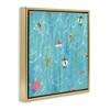Stupell Industries Swimming Aerial Summer View, 25" x 25" - 3 of 4