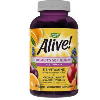 Nature's Way Alive! Women's 50+ Multivitamin Gummies - Mixed Berry Flavored - 130ct
