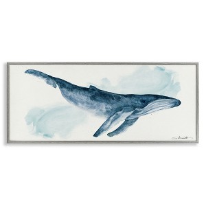 Stupell Industries Nautical Humpback Whale Framed Giclee Art - 1 of 4