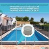 Poolzilla White Pool Safety Fence Hole Cover (25 Pack / 50 Pack) - 3 of 4