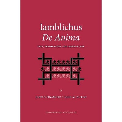 Iamblichus de Anima - (Philosophis Antiqua) (Paperback)