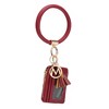 MKF Collection Jordyn Vegan Leather Bracelet Keychain with a Credit Card Holder by Mia K - 2 of 4