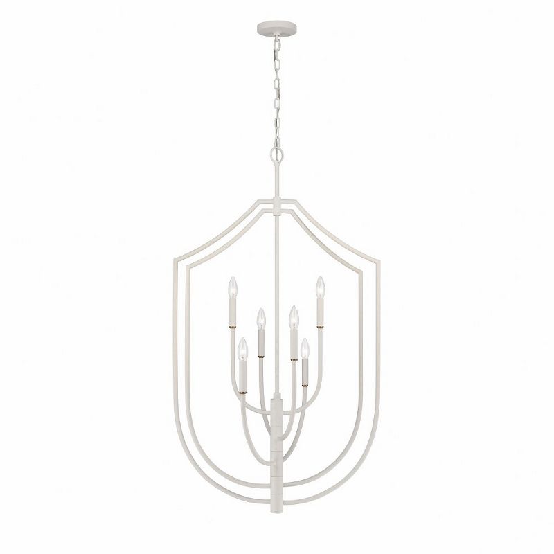 Elk Home Continuance 6 - Light Pendant in  White Coral, 1 of 2