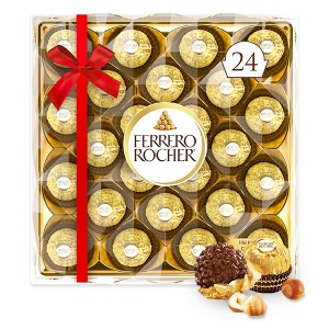 Ferrero Rocher Holiday Chocolate Gift Box - 10.6oz/24ct - 1 of 4
