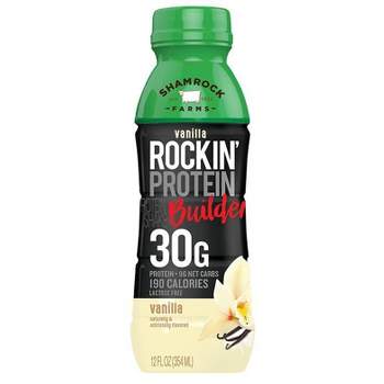 Shamrock Farms Rockin' Refuel Muscle Builder Vanilla Protein Milk Beverage - 12 fl oz