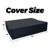 XIZZI Patio Furniture Set Cover Outdoor Sectional Sofa Set Covers, Lawn Patio Furniture Covers with Air Vent Fastening Strap & Handle, Water Resistant - 2 of 4