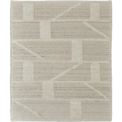Ashby Transitional Geometric Tan/Ivory Area Rug