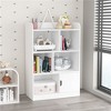 YONWAY Kids Bookcase, Bookshelf with 6 Compartments, Freestanding Shelves and Cube Organizer, for Bedroom Living Room Office Closet School in White - 2 of 4