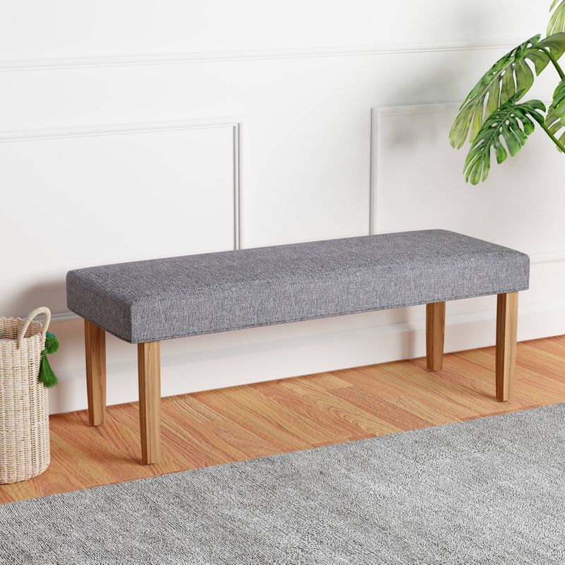 Linen Bench Gray - Boss Office Products, 2 of 4