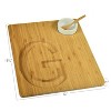 Picnic at Ascot Monogrammed Bamboo Charcuterie, Cheese & Cracker Serving Board - 3 of 3