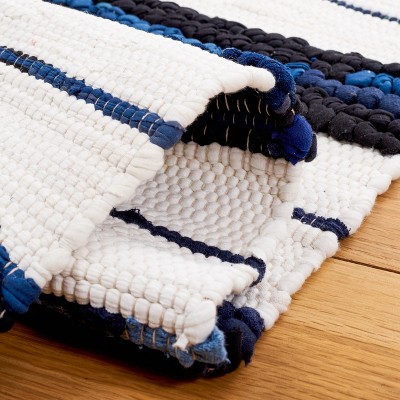 Ivory Cotton-Synthetic Blend Handwoven 4' x 6' Montauk Area Rug