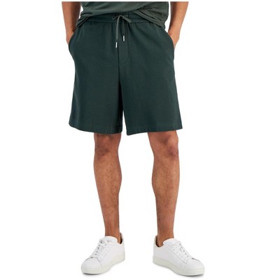 Armani Mens Logo Casual Bermuda Shorts, Green, Small
